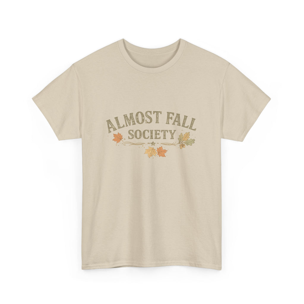Almost Fall Society T-Shirt — Autumn Leaves Graphic Tee