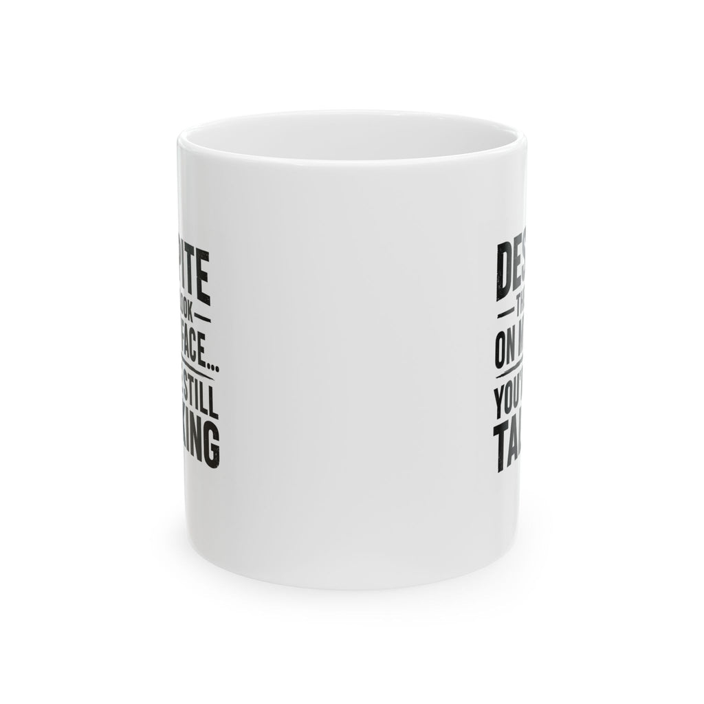 Ceramic Mug - "Decide Once" Inspirational Coffee Cup (11oz, 15oz)