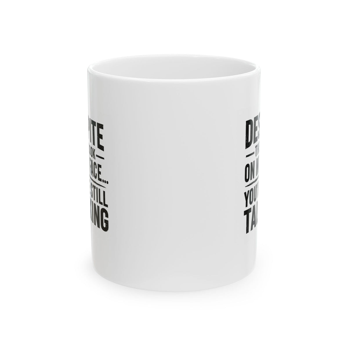Ceramic Mug - "Decide Once" Inspirational Coffee Cup (11oz, 15oz)