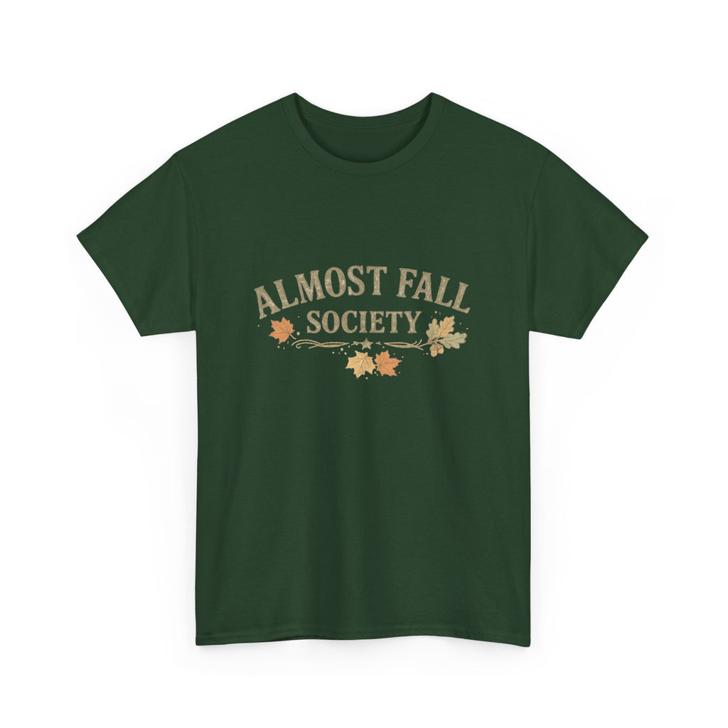 Almost Fall Society T-Shirt — Autumn Leaves Graphic Tee