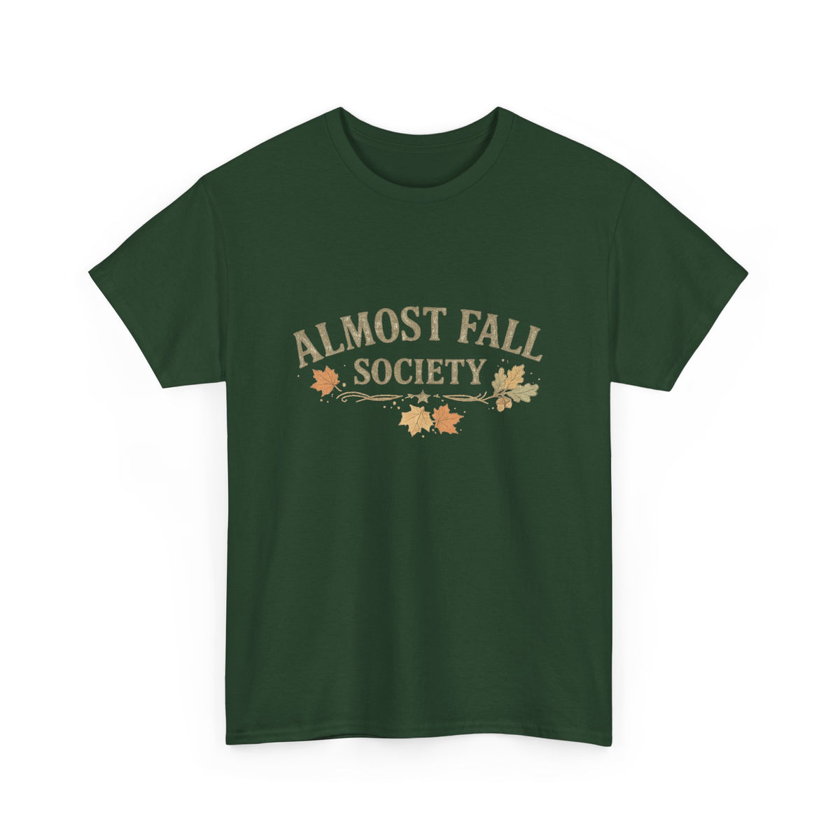 Almost Fall Society T-Shirt — Autumn Leaves Graphic Tee