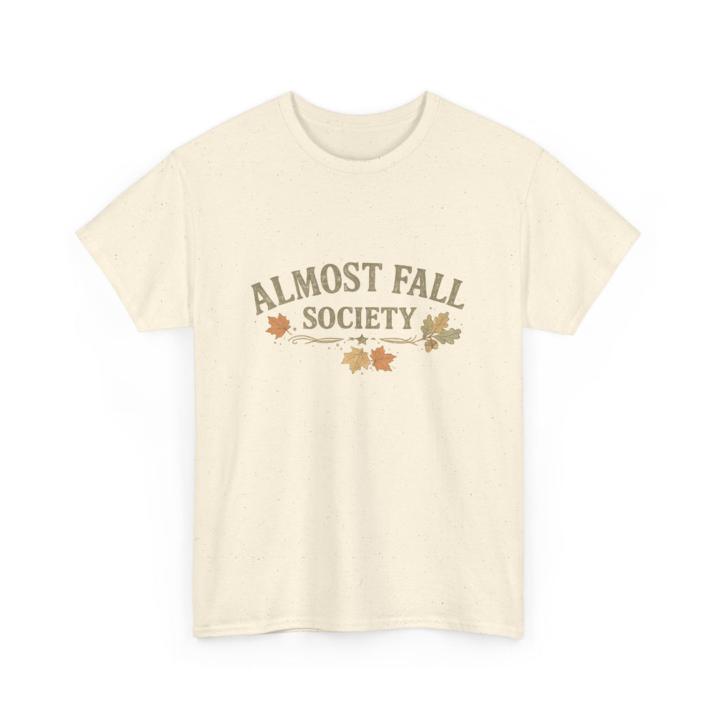 Almost Fall Society T-Shirt — Autumn Leaves Graphic Tee