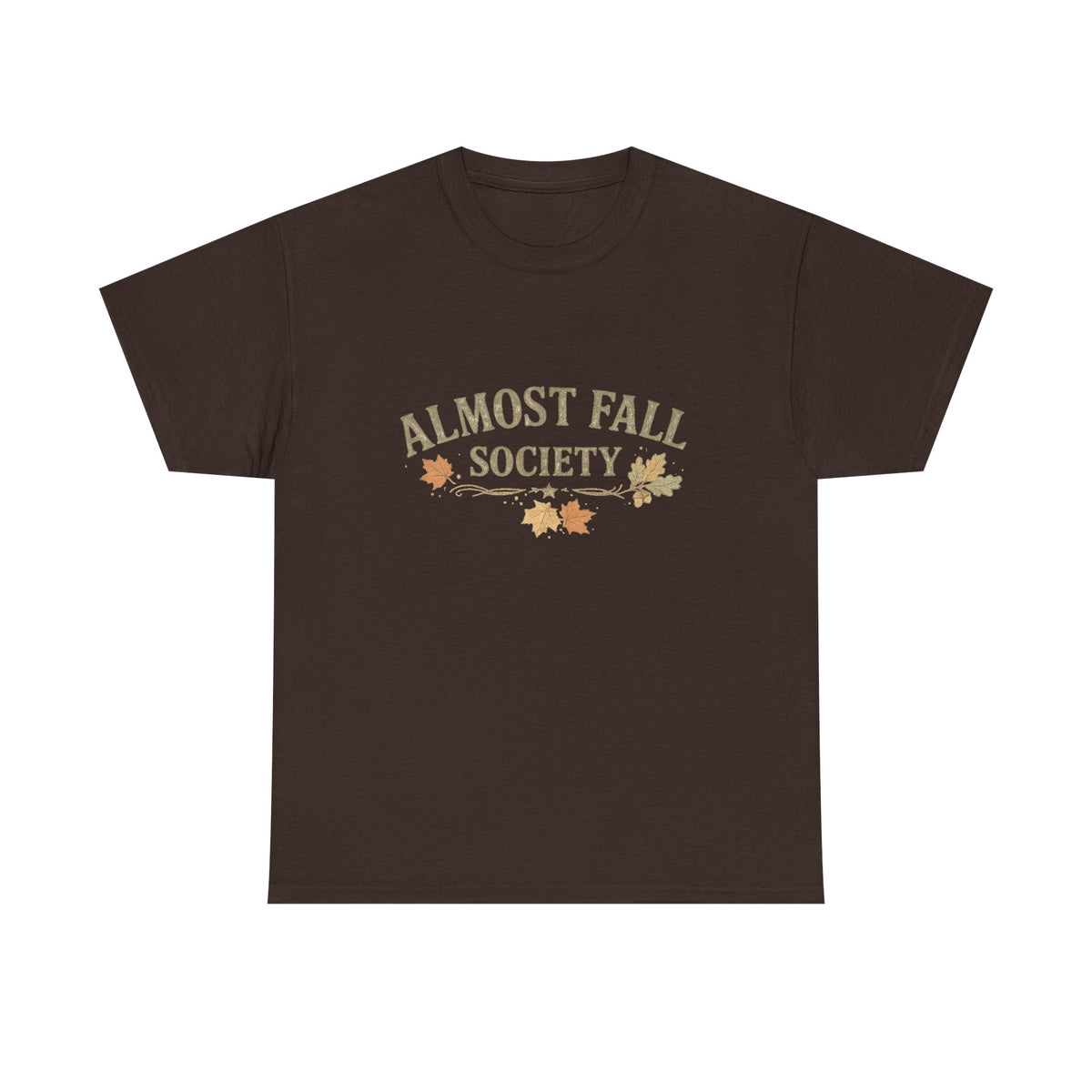 Almost Fall Society T-Shirt — Autumn Leaves Graphic Tee
