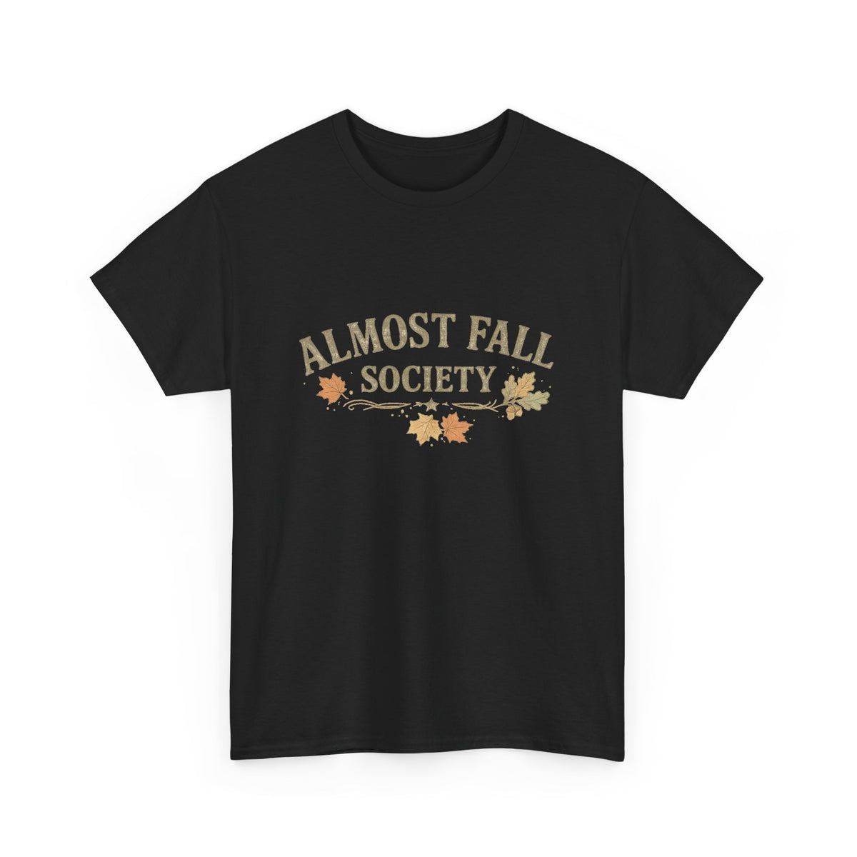 Almost Fall Society T-Shirt — Autumn Leaves Graphic Tee