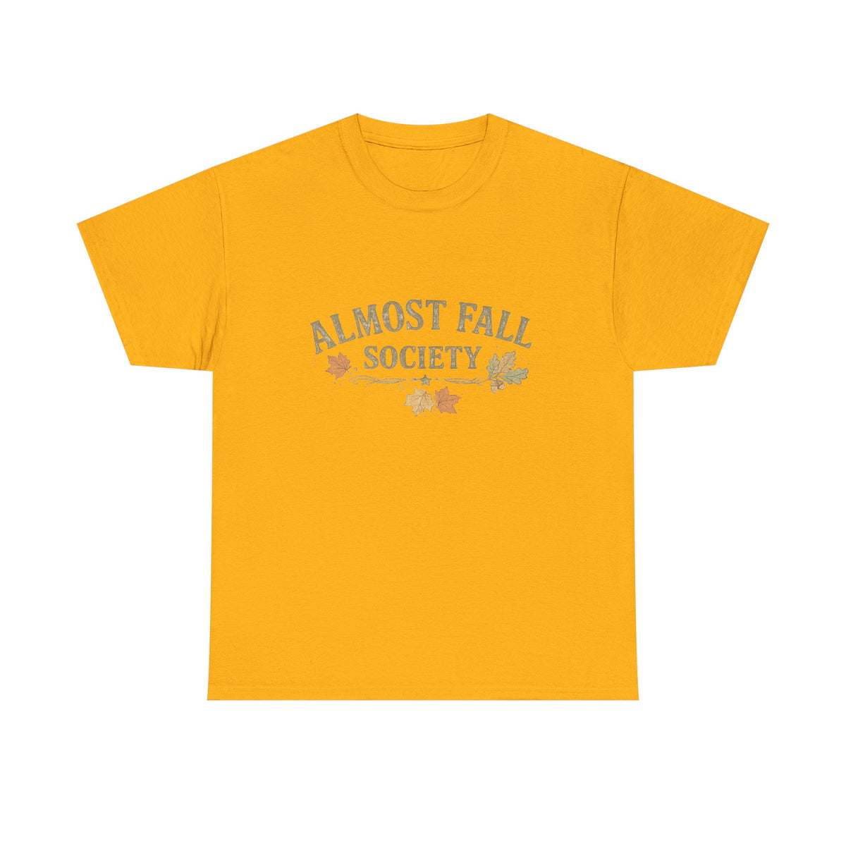 Almost Fall Society T-Shirt — Autumn Leaves Graphic Tee