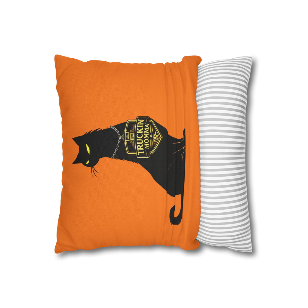 Bewitched & Brewed Coffee Pillowcase — Halloween Witchy Throw Pillow