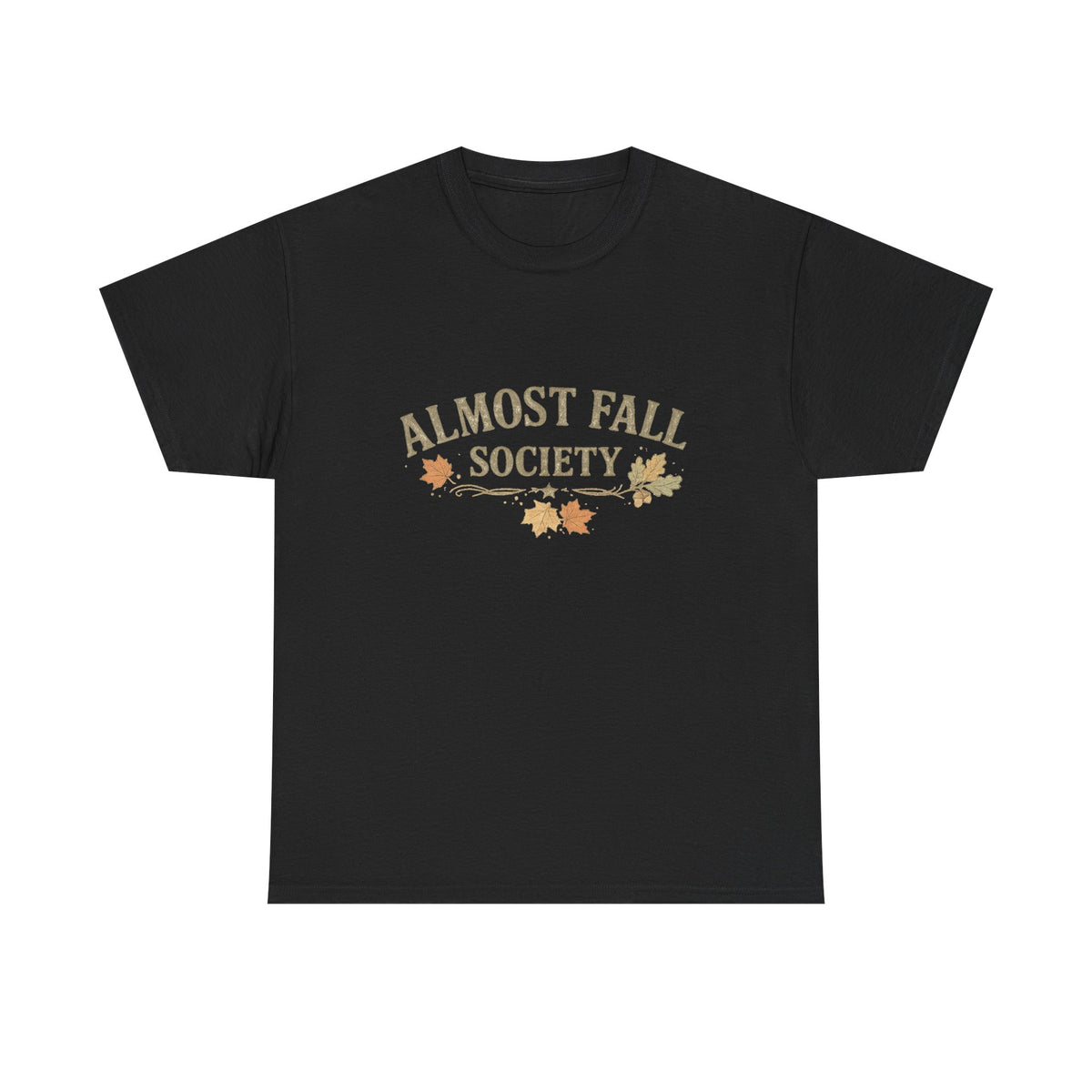Almost Fall Society T-Shirt — Autumn Leaves Graphic Tee
