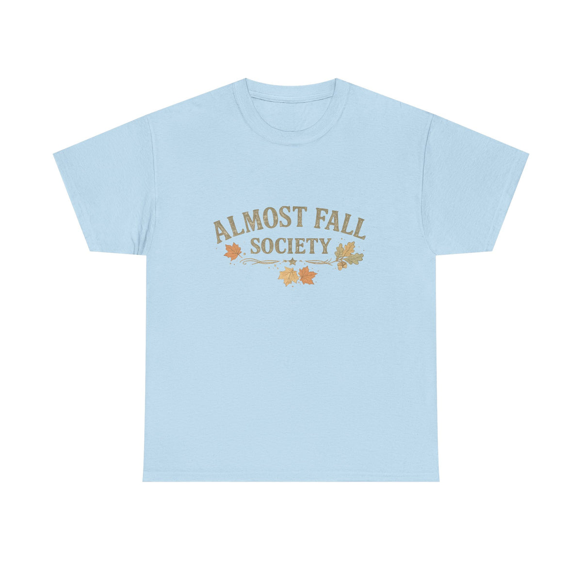 Almost Fall Society T-Shirt — Autumn Leaves Graphic Tee