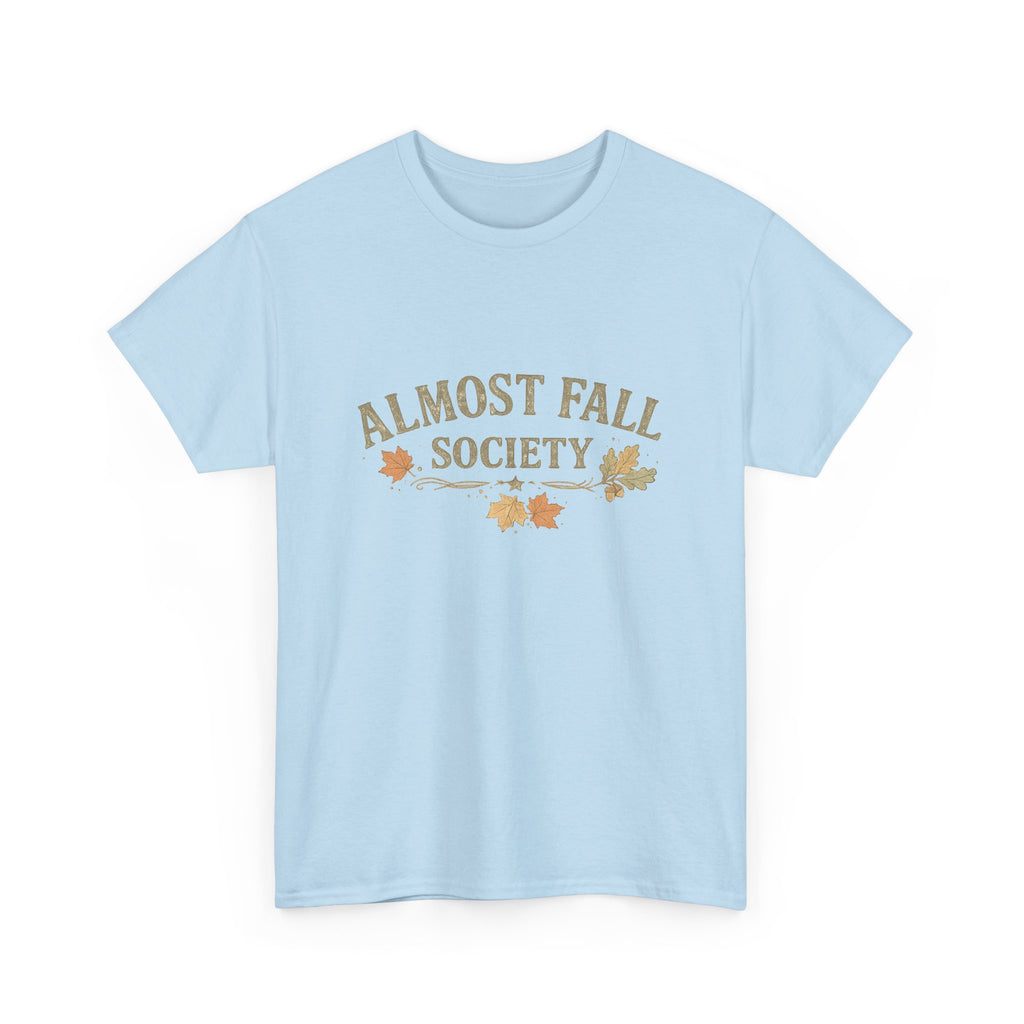 Almost Fall Society T-Shirt — Autumn Leaves Graphic Tee