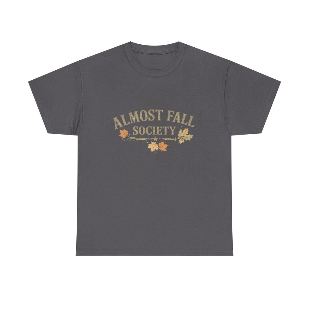 Almost Fall Society T-Shirt — Autumn Leaves Graphic Tee