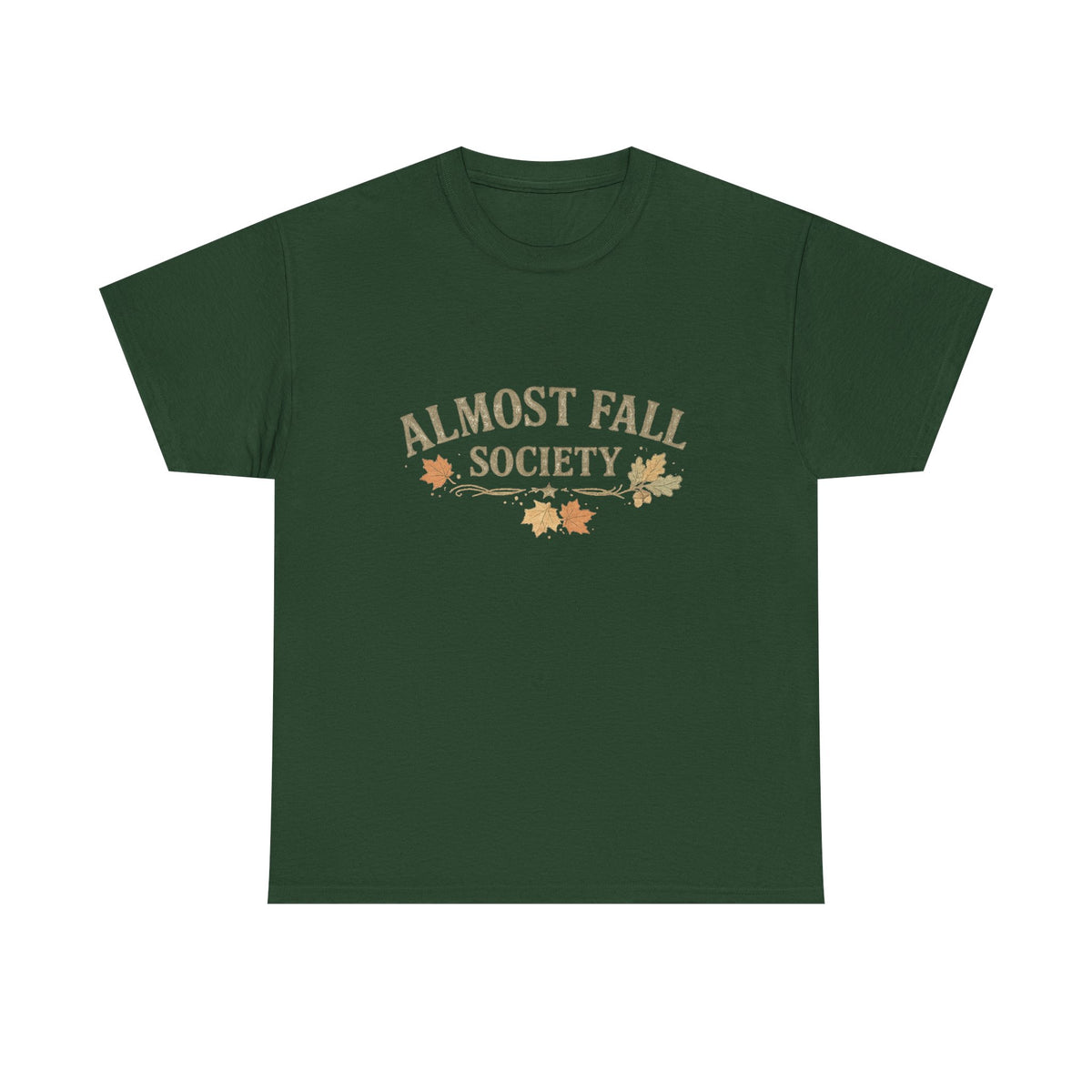 Almost Fall Society T-Shirt — Autumn Leaves Graphic Tee