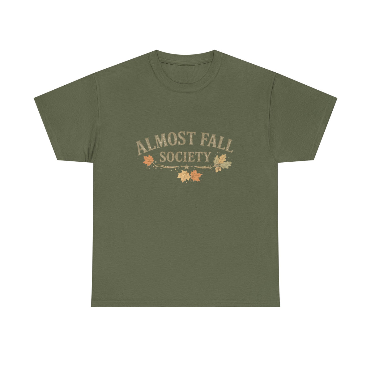 Almost Fall Society T-Shirt — Autumn Leaves Graphic Tee
