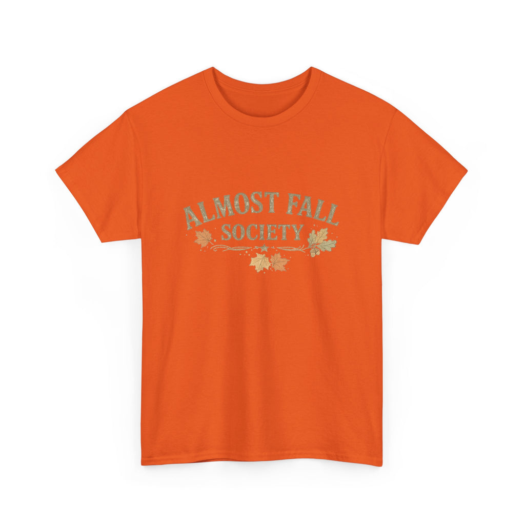 Almost Fall Society T-Shirt — Autumn Leaves Graphic Tee