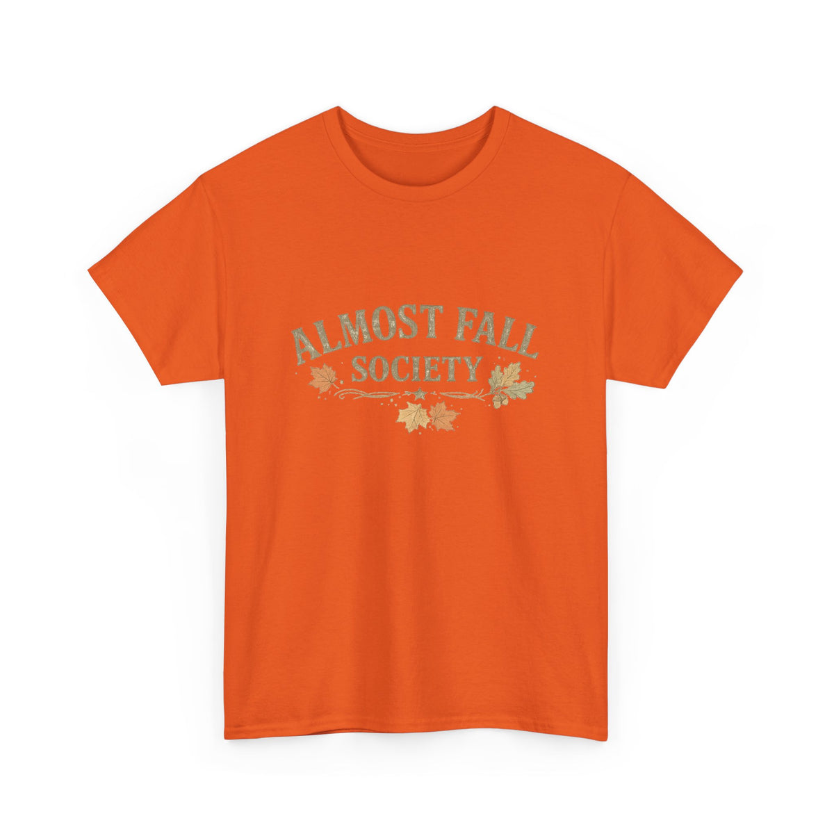 Almost Fall Society T-Shirt — Autumn Leaves Graphic Tee