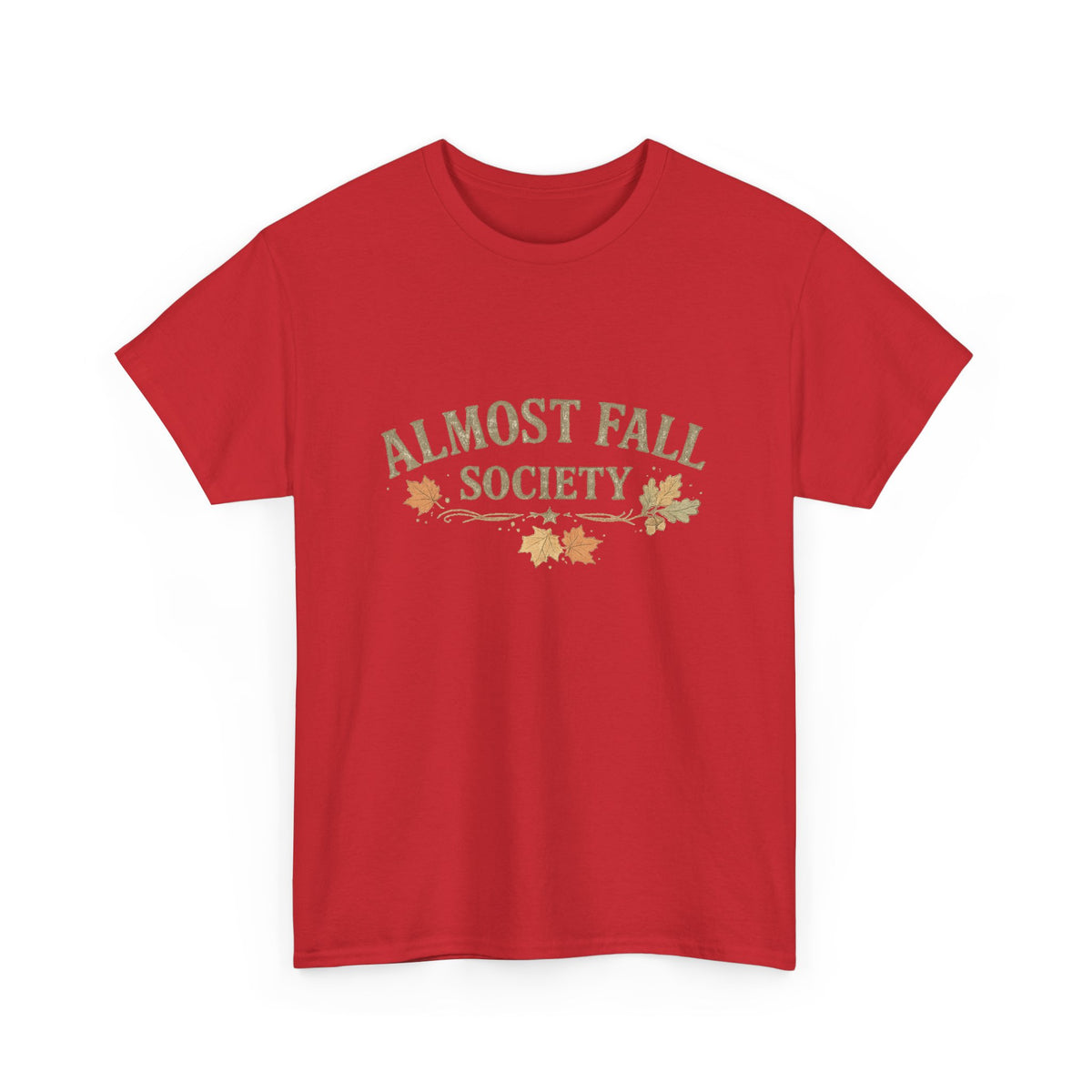 Almost Fall Society T-Shirt — Autumn Leaves Graphic Tee