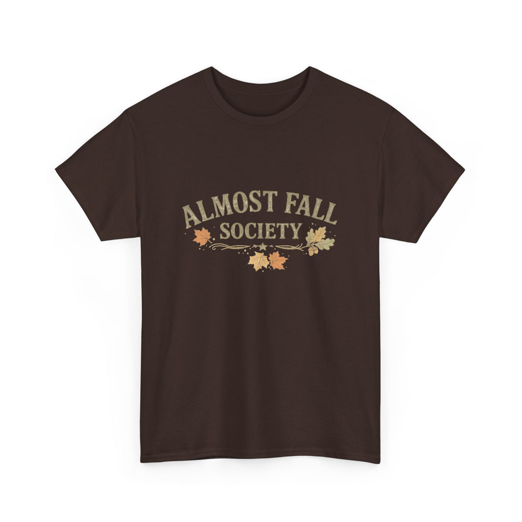 Almost Fall Society T-Shirt — Autumn Leaves Graphic Tee