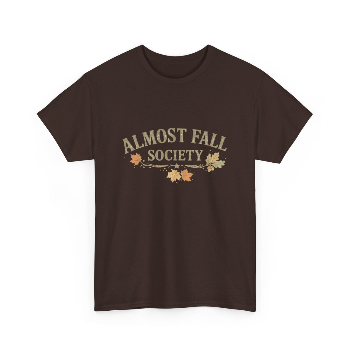Almost Fall Society T-Shirt — Autumn Leaves Graphic Tee