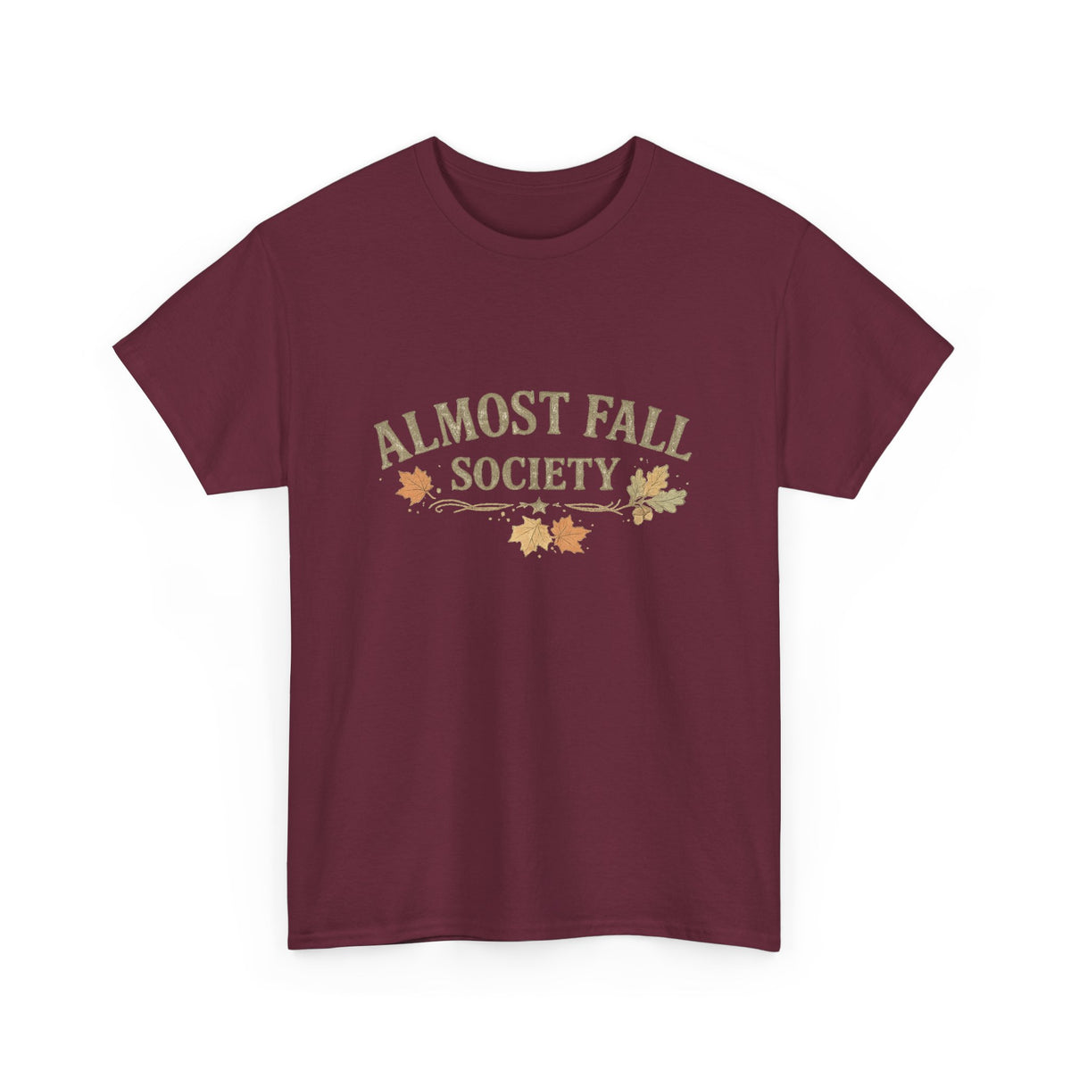 Almost Fall Society T-Shirt — Autumn Leaves Graphic Tee