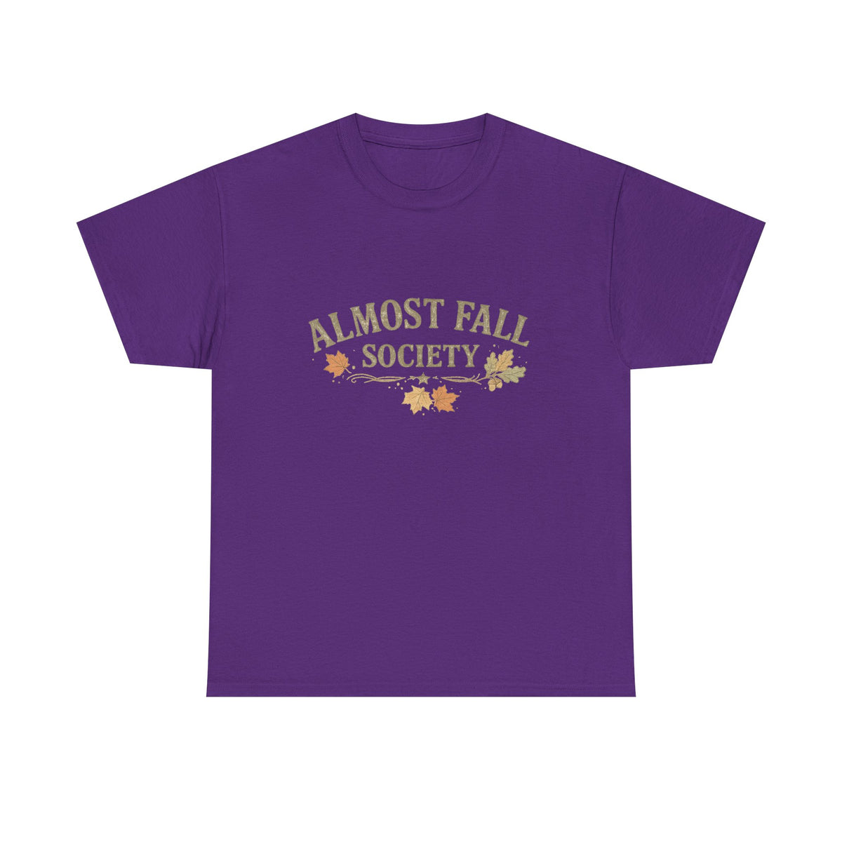 Almost Fall Society T-Shirt — Autumn Leaves Graphic Tee