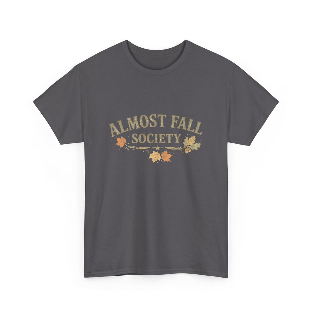 Almost Fall Society T-Shirt — Autumn Leaves Graphic Tee
