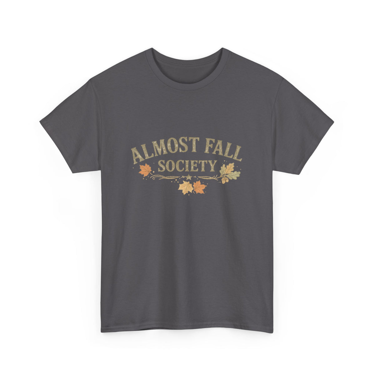 Almost Fall Society T-Shirt — Autumn Leaves Graphic Tee