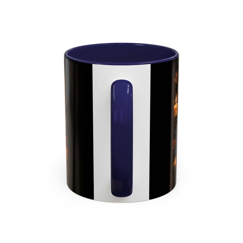 Bookish Halloween Coffee Mug — "Booked, Brewed & Bewitched" Accent Mug