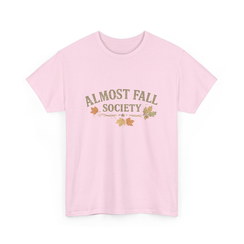Almost Fall Society T-Shirt — Autumn Leaves Graphic Tee