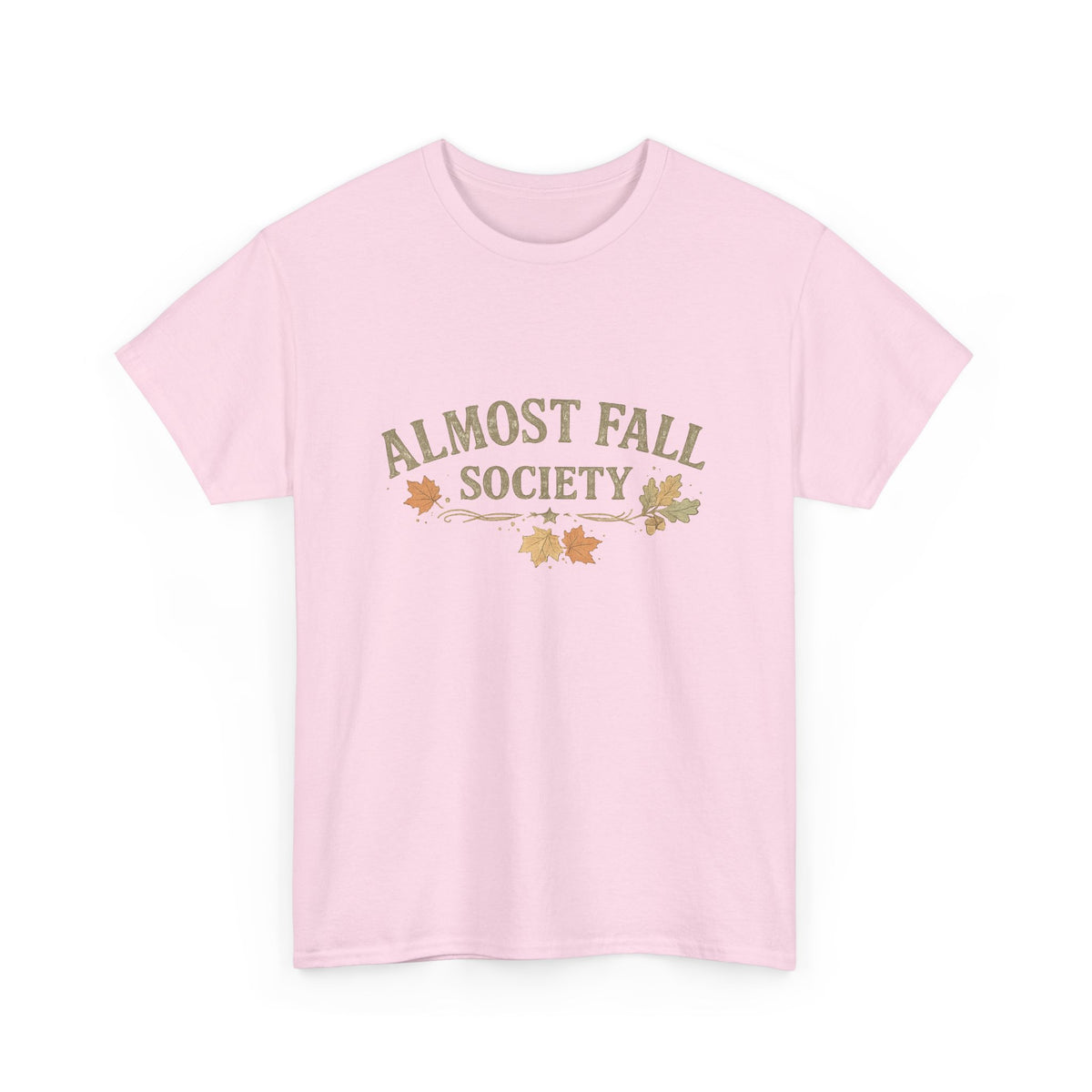 Almost Fall Society T-Shirt — Autumn Leaves Graphic Tee