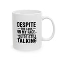 Ceramic Mug - "Decide Once" Inspirational Coffee Cup (11oz, 15oz)