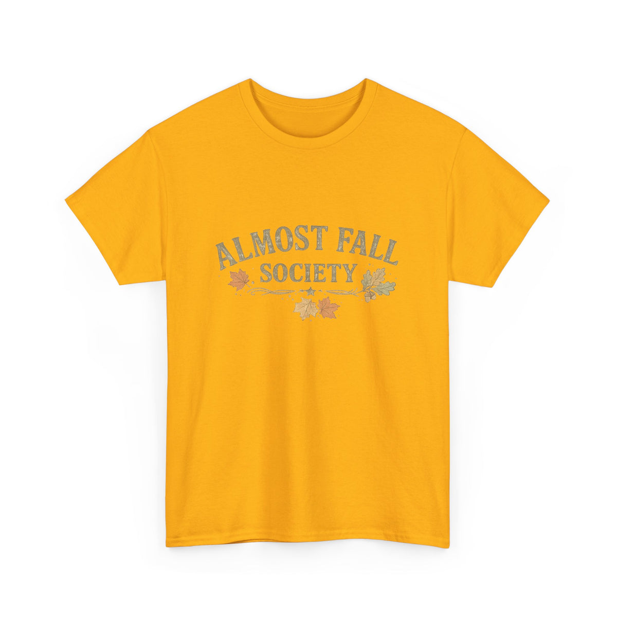 Almost Fall Society T-Shirt — Autumn Leaves Graphic Tee