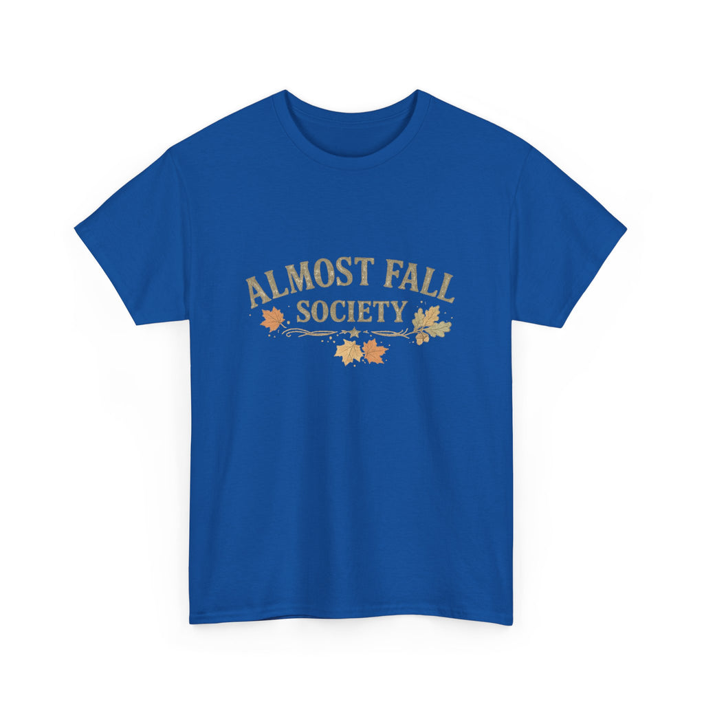 Almost Fall Society T-Shirt — Autumn Leaves Graphic Tee