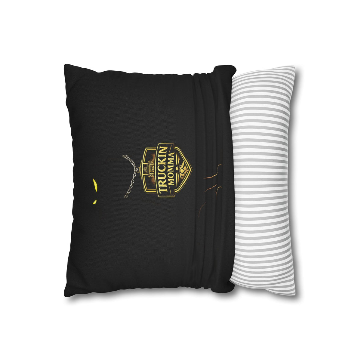 Gothic Skull & Roses Pillowcase — Dark Vintage Decorative Throw Pillow Cover