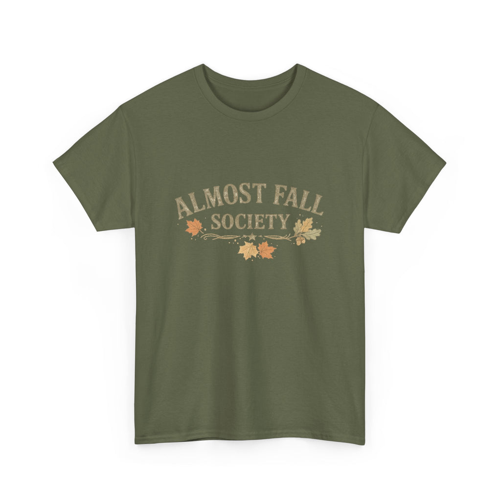 Almost Fall Society T-Shirt — Autumn Leaves Graphic Tee