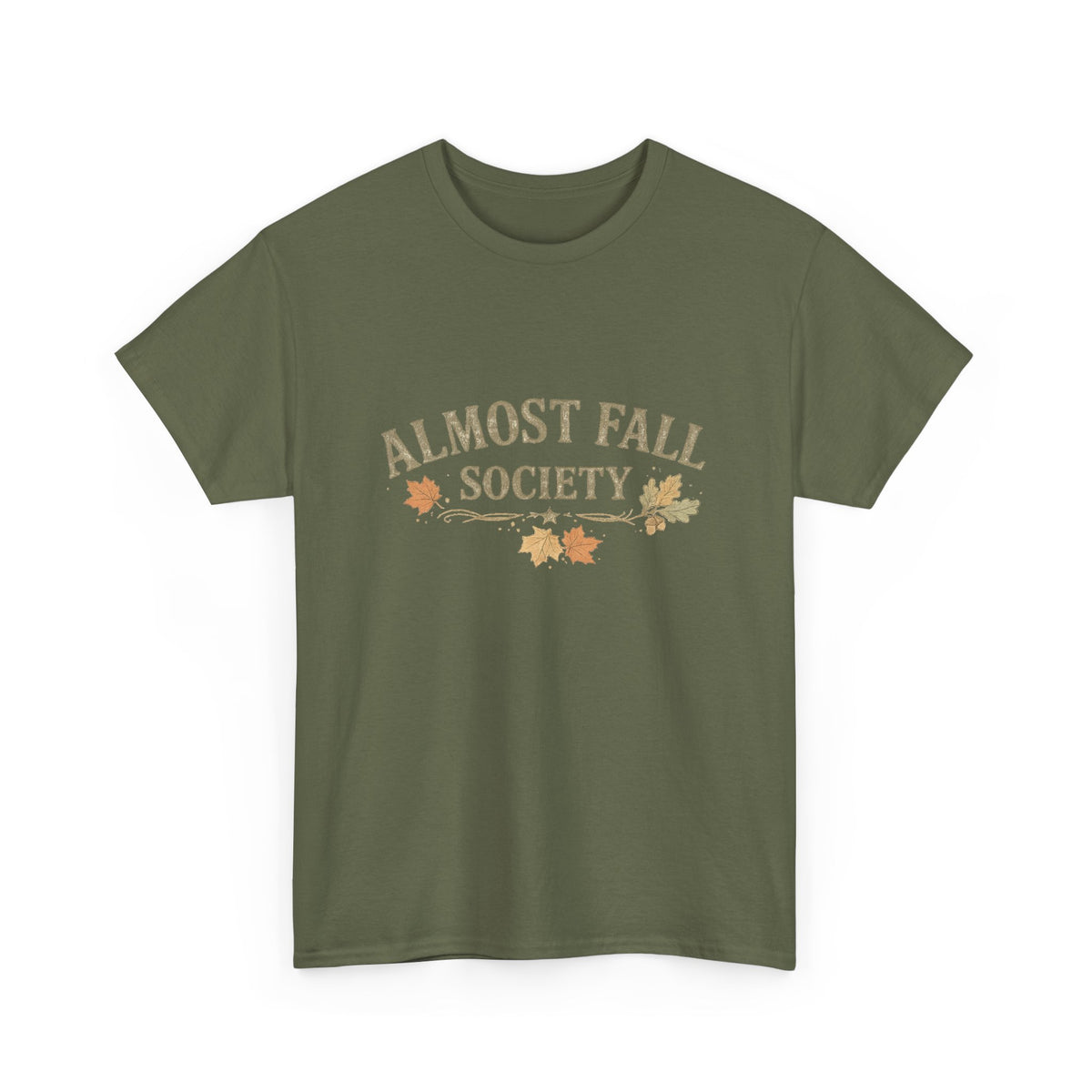 Almost Fall Society T-Shirt — Autumn Leaves Graphic Tee