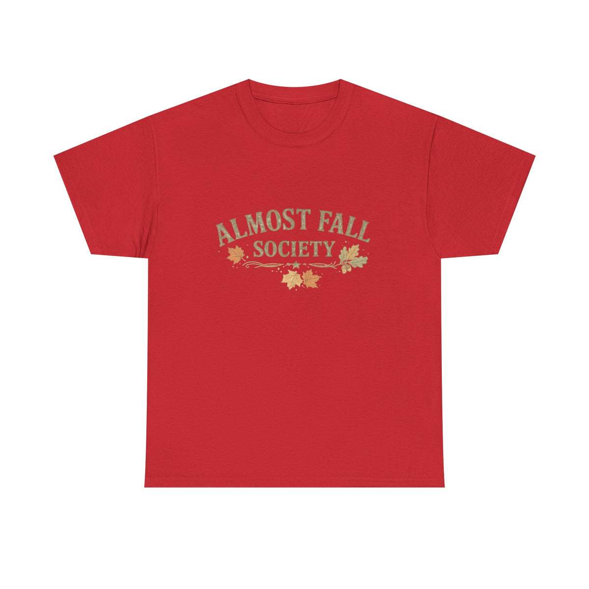 Almost Fall Society T-Shirt — Autumn Leaves Graphic Tee