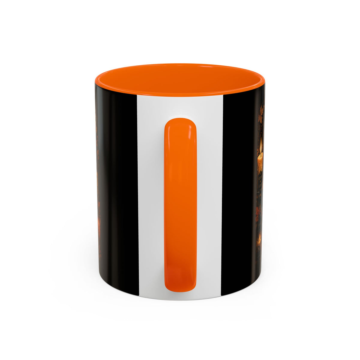 Bookish Halloween Coffee Mug — "Booked, Brewed & Bewitched" Accent Mug