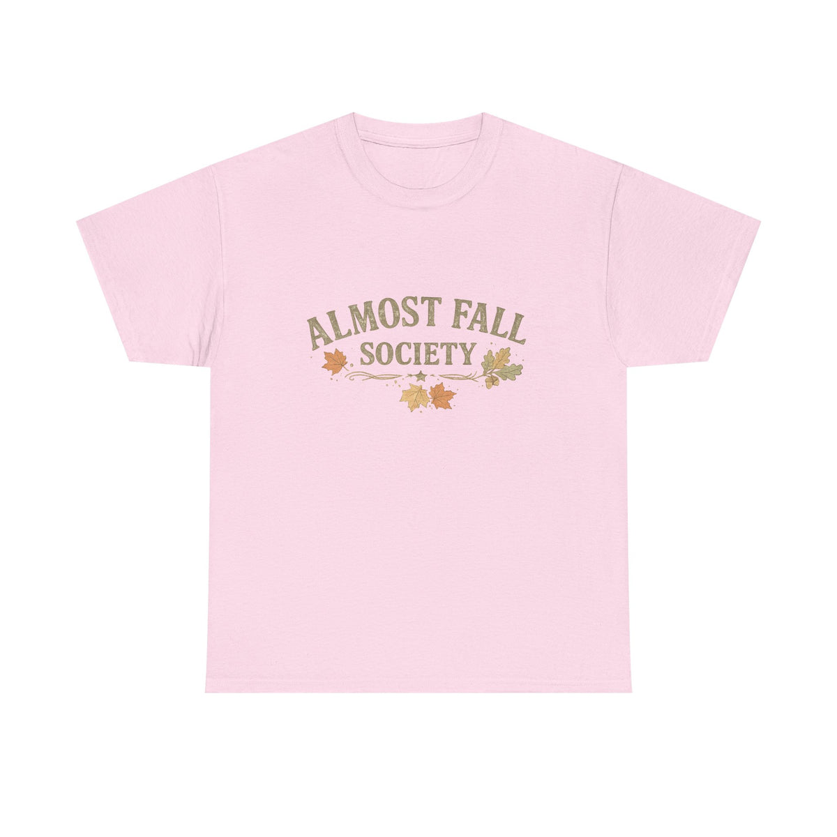 Almost Fall Society T-Shirt — Autumn Leaves Graphic Tee